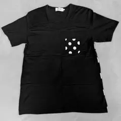 ALOYE(アロイ) Tシャツ メンズ ブラック 水玉 ビームス 日本製のサムネイル