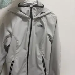 THE NORTH FACE ソフトシェルジャケット ホワイト 軽量 フード付き