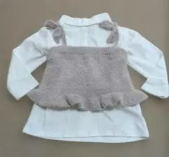 値下げ！プティマイン　長袖カットソーセット　80サイズ