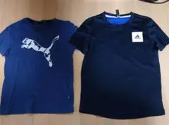 PUMAとADIDAS Tシャツセット サイズ140
