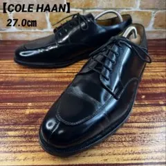 【COLE HAAN 】Uチップ レザー 27cm 黒 本革のサムネイル