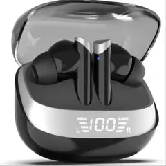 イヤホン bluetooth ワイヤレスイヤホン ブラック