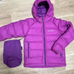 モンベル　montbell ウィンドストッパー ダウンパーカ Kid’s 150