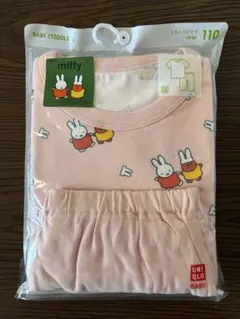 【未開封で発送】110サイズ ユニクロ 半袖 パジャマ ミッフィー（ピンク）