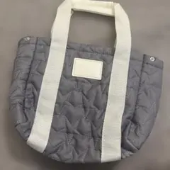 BAY FLOW　スター キルティング トートバッグ　グレー　新品未開封のサムネイル