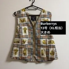 Burberrys ヴィンテージ　ベスト ジレ　ノバチェック　レディース13号