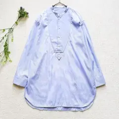 極美品】マカフィー コットンブロード ボザムチュニックシャツ バンド 