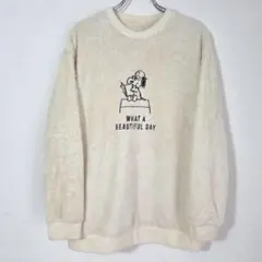 ⭐️定番⭐️ユニクロ ピーナッツ フリーストップス スヌーピー ホワイト M 白