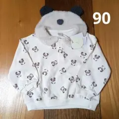 tete a tete プルオーバー　テータテート パンダ 襟　トレーナー　90