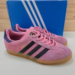 アディダス ガゼル インドア ブリス ピンク 23.5cm