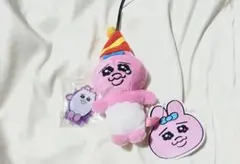 おぱんちゅうさぎ アクリルスタンドとマスコットキーホルダー