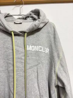 MONCLER グレー フード付きパーカー Sサイズ