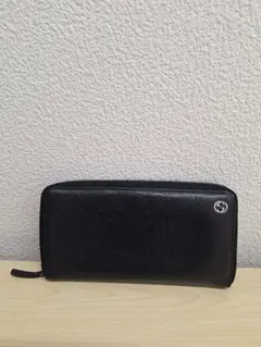 正規品GUCCI ブラックレザー長財布