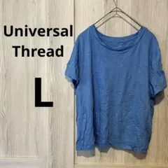 Tシャツ 半袖 【L】 青 半袖Tシャツ トップス 海外古着 夏 古着
