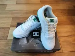 DC CENTRAL ホワイト/グリーン 28cm