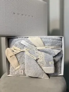 kontek 今治 出産祝い フード付きタオル