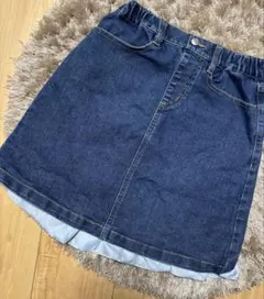 COMME CA ISM デニムスカート 7号140センチ美品