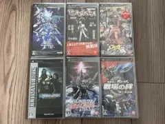 PSPソフトセット、(バッテリーなし、本体動作未確認)