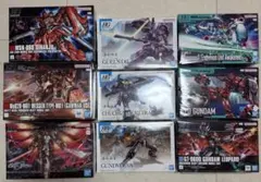ガンプラHG 宇宙世紀8点セット まとめ売り ナイチンゲール サイサリス