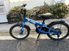 【中古】Jeep 16インチ　子供用自転車 青色 中古】Jeep 16インチ 子供用自転車 青色 - メルカリ