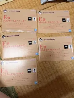 1番くじ　ゴジラ×コング　ポストカード&ステッカー　5枚セット　未開封