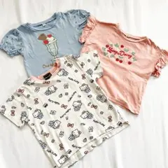 まとめ売り　バースデイ　【90-95】　半袖Tシャツ　保育園着　サンリオ　女の子