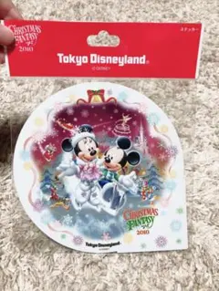 ディズニーランド クリスマス 2010 ステッカー