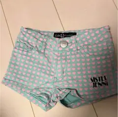 シスタージェニィ 100サイズ ショートパンツ 短パン 緑 ハート