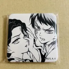 【第二期】鬼滅の刃 お楽しみくじ　台本表紙スクエア缶バッジ　珠世　愈史郎