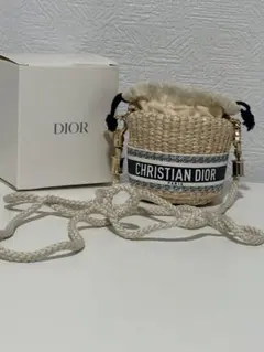 DIORカゴバッグ　チェーンバッグ ミニポーチ ストローバッグ ノベルティ