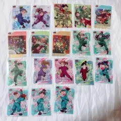 忍たま乱太郎 クリアカード セリア コレクションガム 1 2 竹谷 潮江 三郎