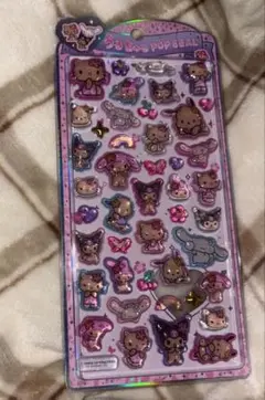 国内　正規品　サンリオ 日焼け うるちゅる ポップ シール