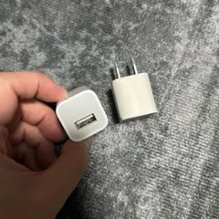 2個セット　Apple iPhone 純正 充電器 USB typeA アダプタ