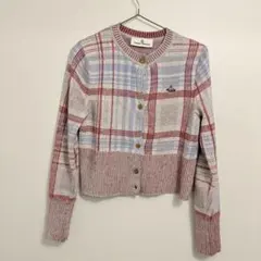 Vivienne Westwood チェック柄カーディガン L ⚠️コメントしてねのサムネイル