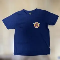ネイビーの「The REAL McCOY'S 」ロゴTシャツ
