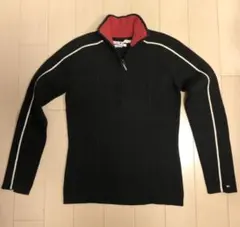 トミーヒルフィガー　ジップアップニット（日本サイズM〜L目安）