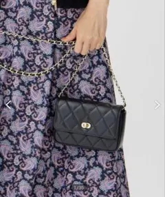 23区 バッグ　キルティング　2WAY ミニバッグ