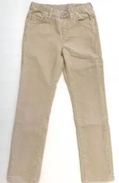 ユニクロ　コーデュロイパンツ　125〜135cm ベージュ