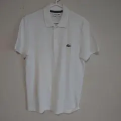 LACOSTE ホワイト ポロシャツ