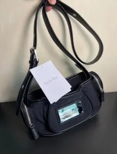 Matin Kim ブラック ショルダーバッグ