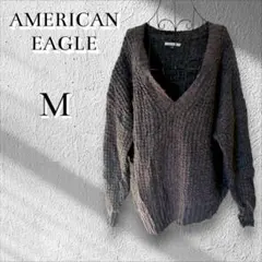 AMERICAN EAGLE Vネックニットセーター M