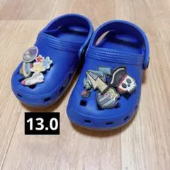 ベビーサンダル　クロックス　13.0 13cm 青　子ども用サンダル　水遊び