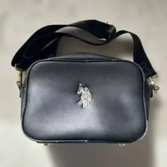 U.S. POLO ASSN. ショルダーバッグ ブラック
