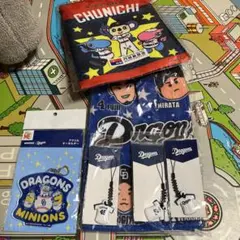 中日ドラゴンズ タオル キーホルダー ストラップ 巾着