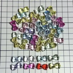 【新品】ビーズ デコパーツ プラパーツ リボン 40個 まとめ売り