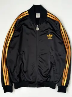 90s ディダス トラックジャケット 黒 ヴィンテージ ジャージ ATP 70s