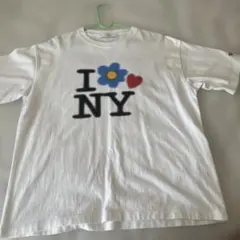 INHERIT アイラブニューヨークTシャツ M白
