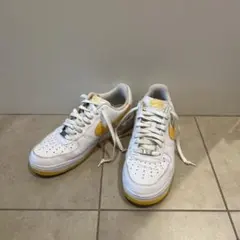 極美品！NIKEナイキ （27cm）エア フォース 1 イエロー