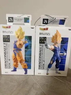 ドラゴンボール組立式ハイクオリティDXフィギュア 2体セット孫悟空 魔人ベジータ