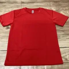 子供服　glimmer 半袖シャツ　レッド　140